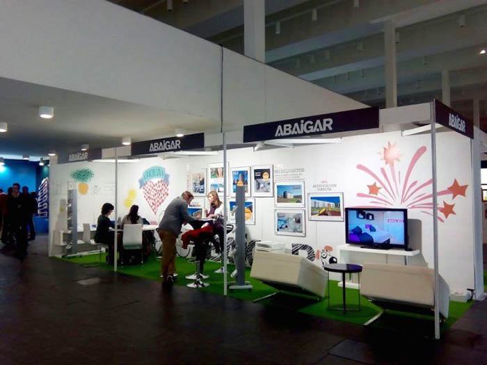 Stand de Abaigar en II salon inmobiliario pamplona 2015