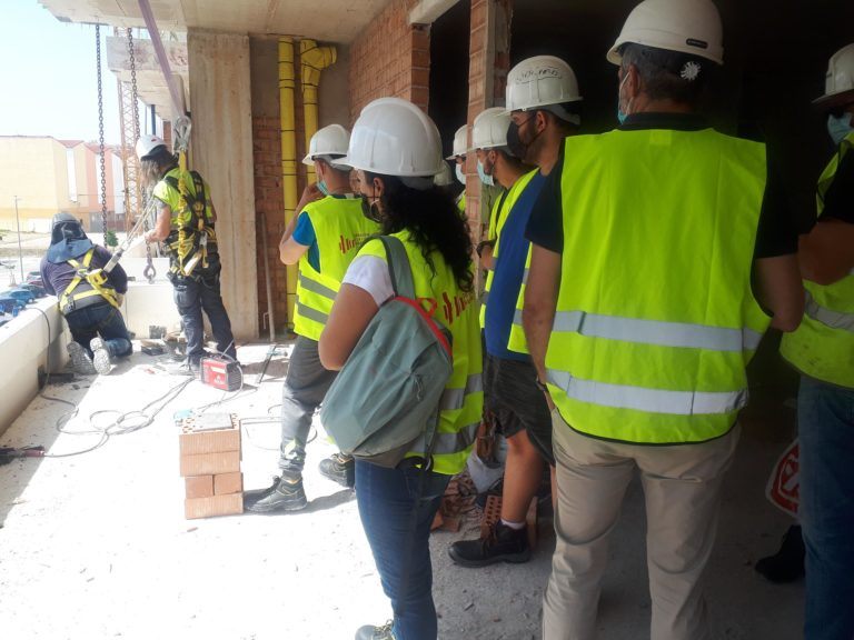 Visita obra viviendas Arrosadía