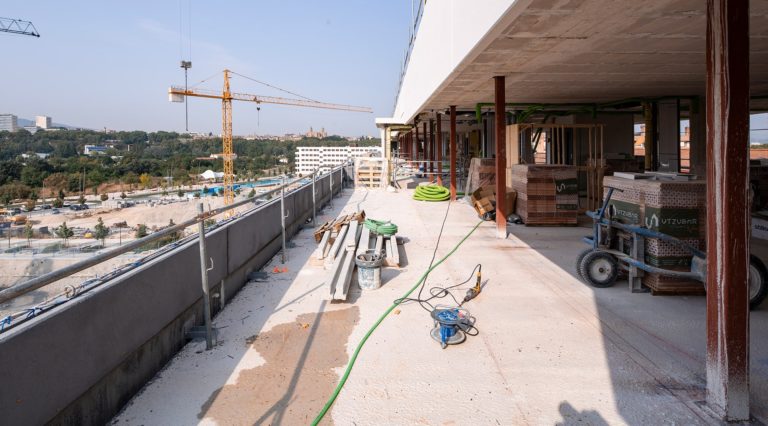 Avance de obras de mas txantrea